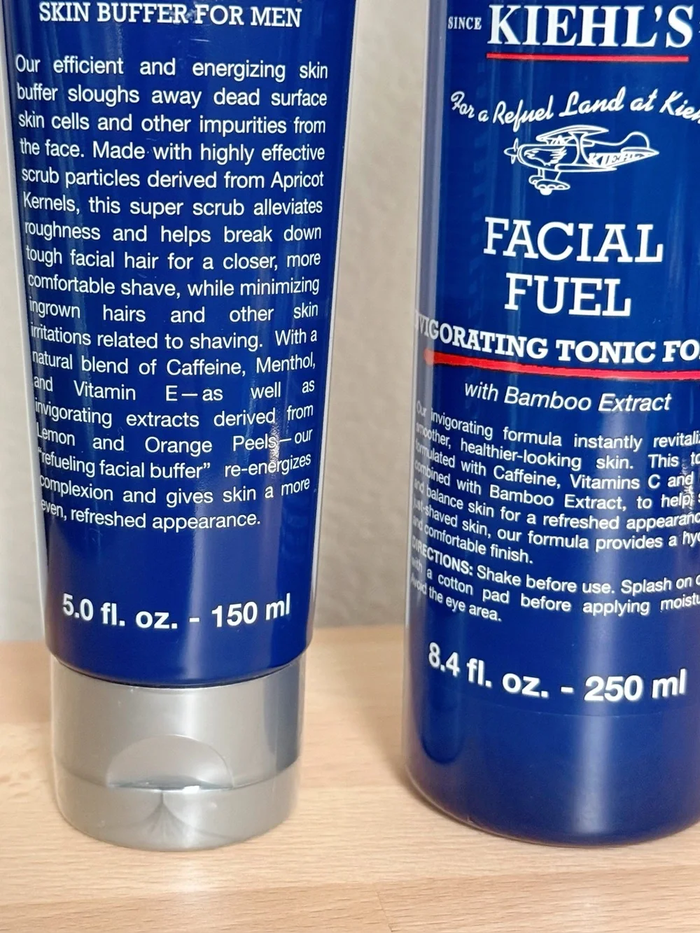 Kiehl's Men's Skincare set - Facial Scrub & toner